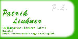 patrik linkner business card